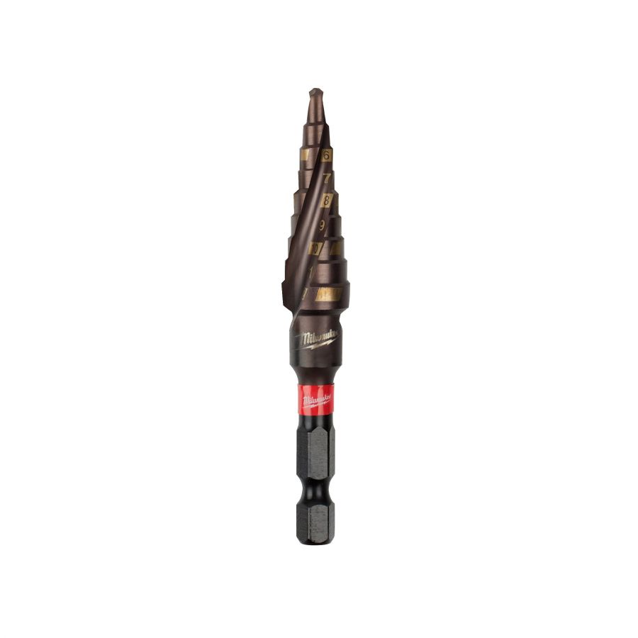 SHOCKWAVE Stufenbohrer 4 bis 12 mm, 1 mm Stufen - 1 Stück
